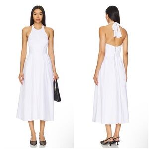 Kylen Midi Dress in Orchid White
Bardot